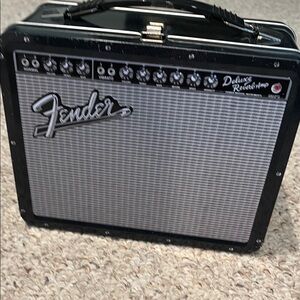 Fender Black and Silver Lunchbox